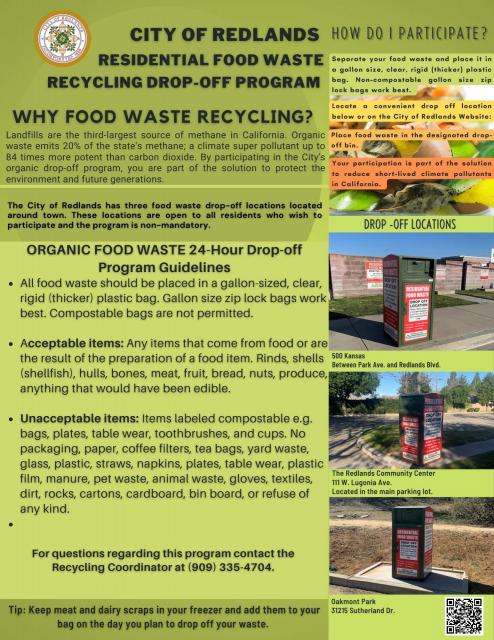 Residental Food Waste Recycling Information
