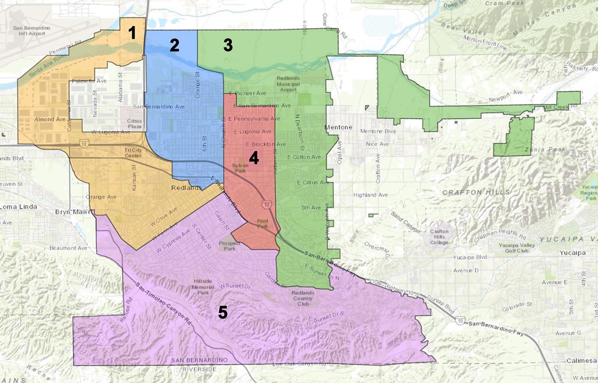 Election District Maps - City of Redlands