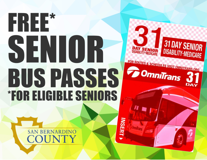 Free Senior Bus Passes City of Redlands