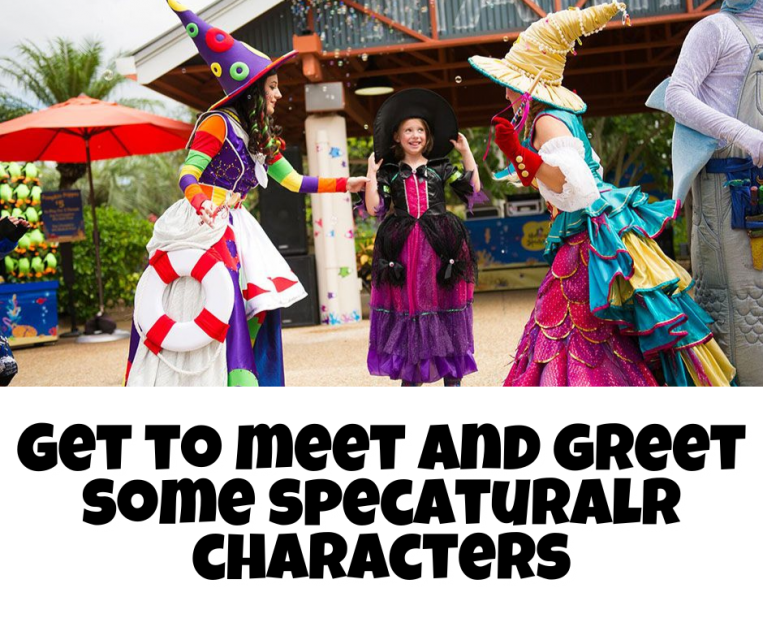 get to meet and some spectacular characters