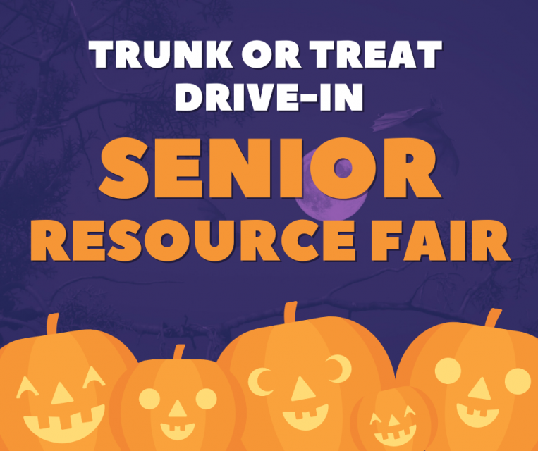Trunk or treat drive thru senior resource fair