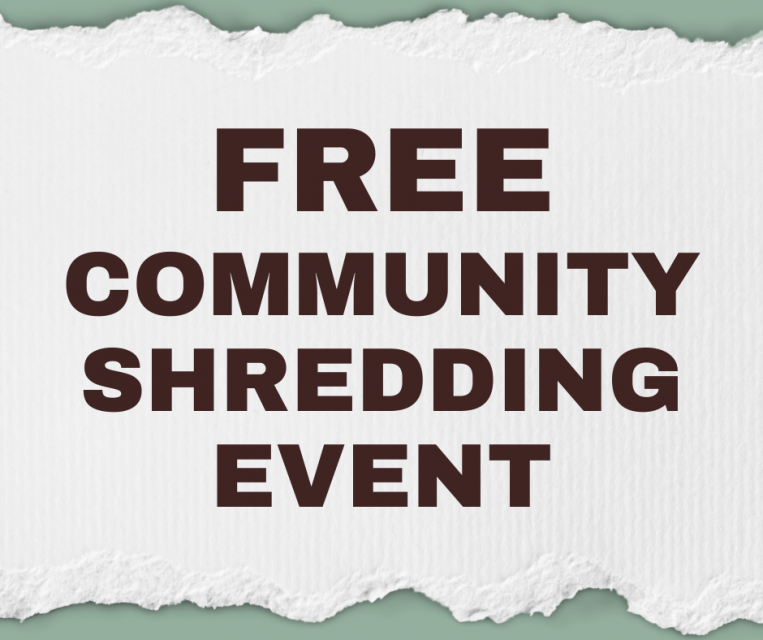 Free Community Shredding Event