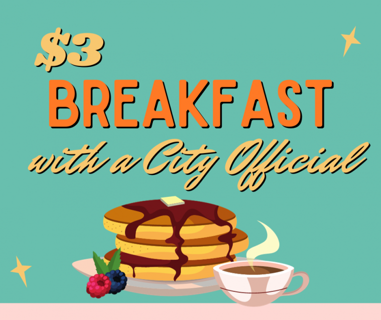 $3 Breakfast with a City Official